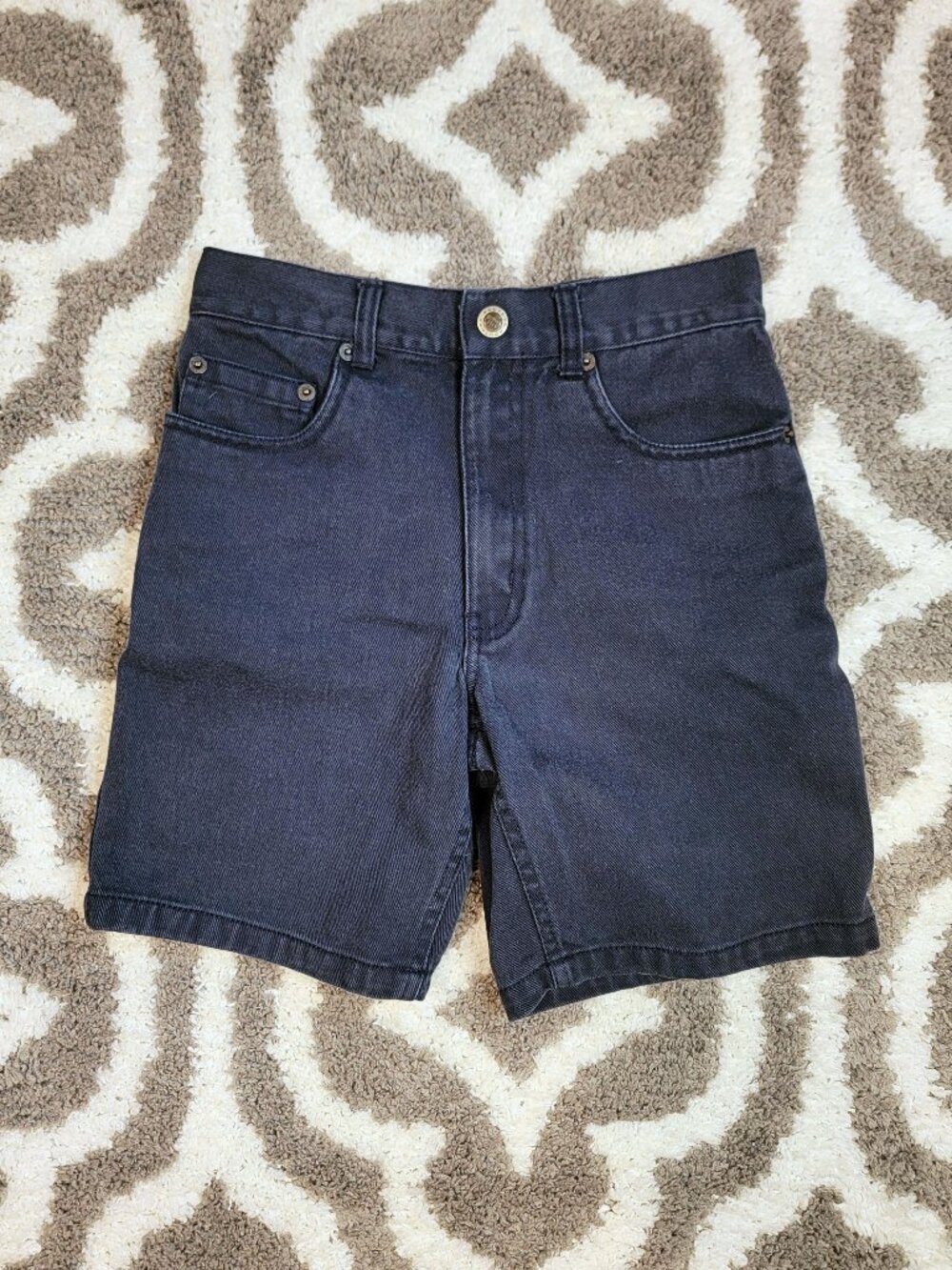 Route 66 Loose Fit Denim Shorts Dark Wash | Vintage | Size: 8